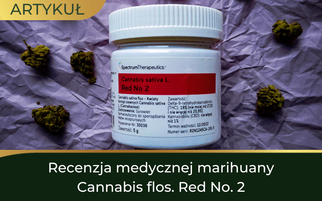 Recenzja medycznej marihuany Cannabis flos. Red No. 2